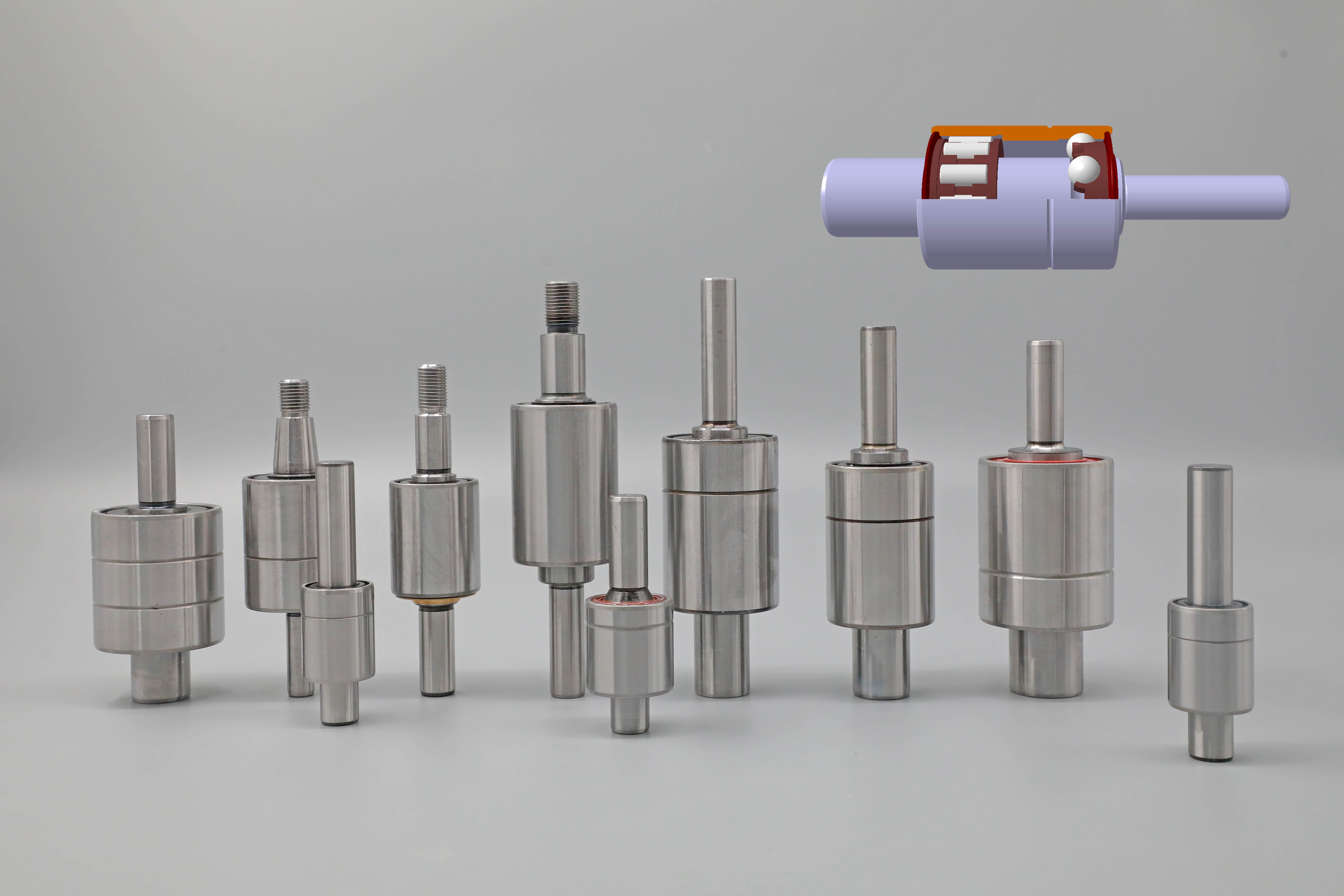 轴承精密检测过程