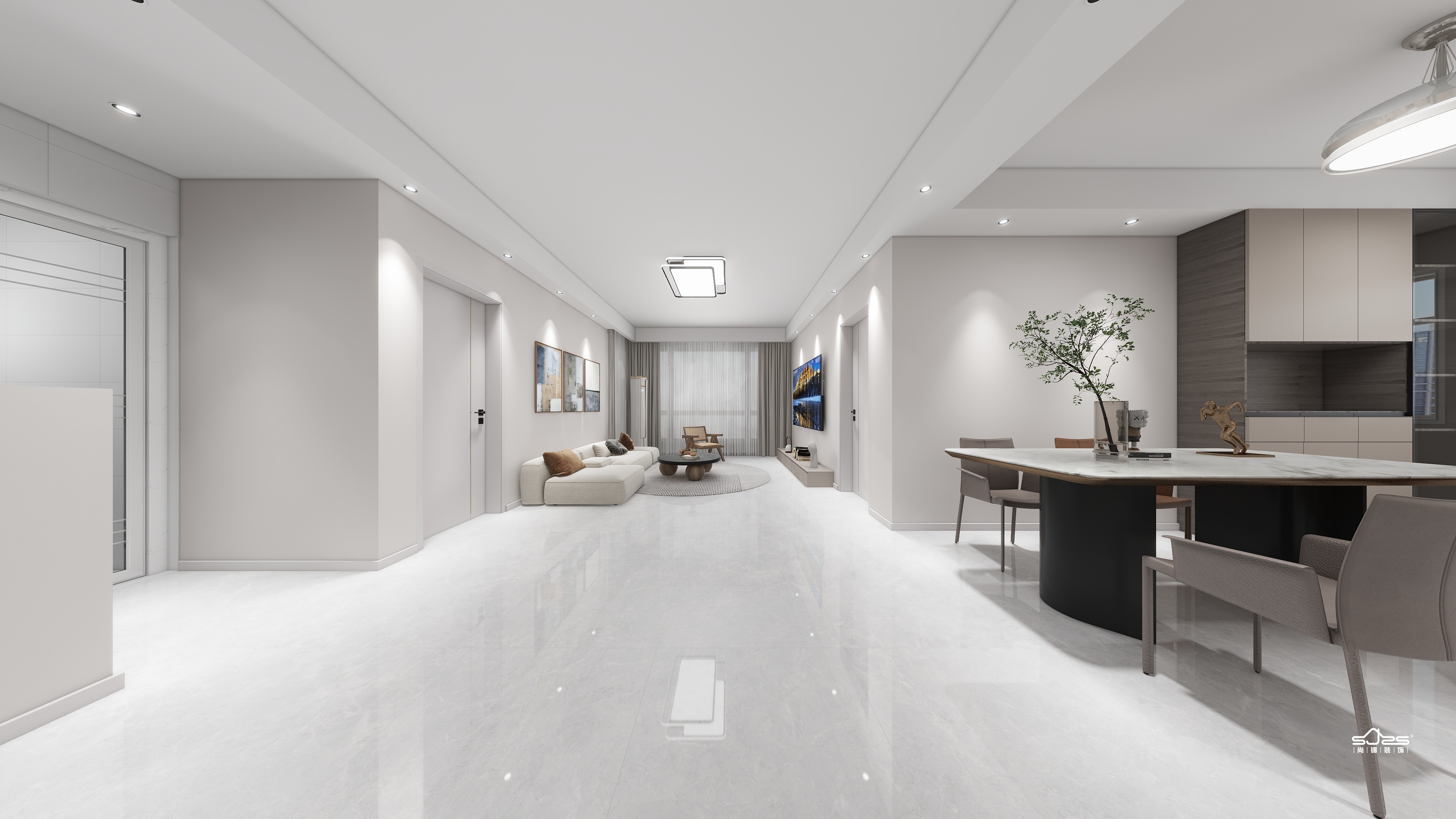 尚锦装饰工厂实景