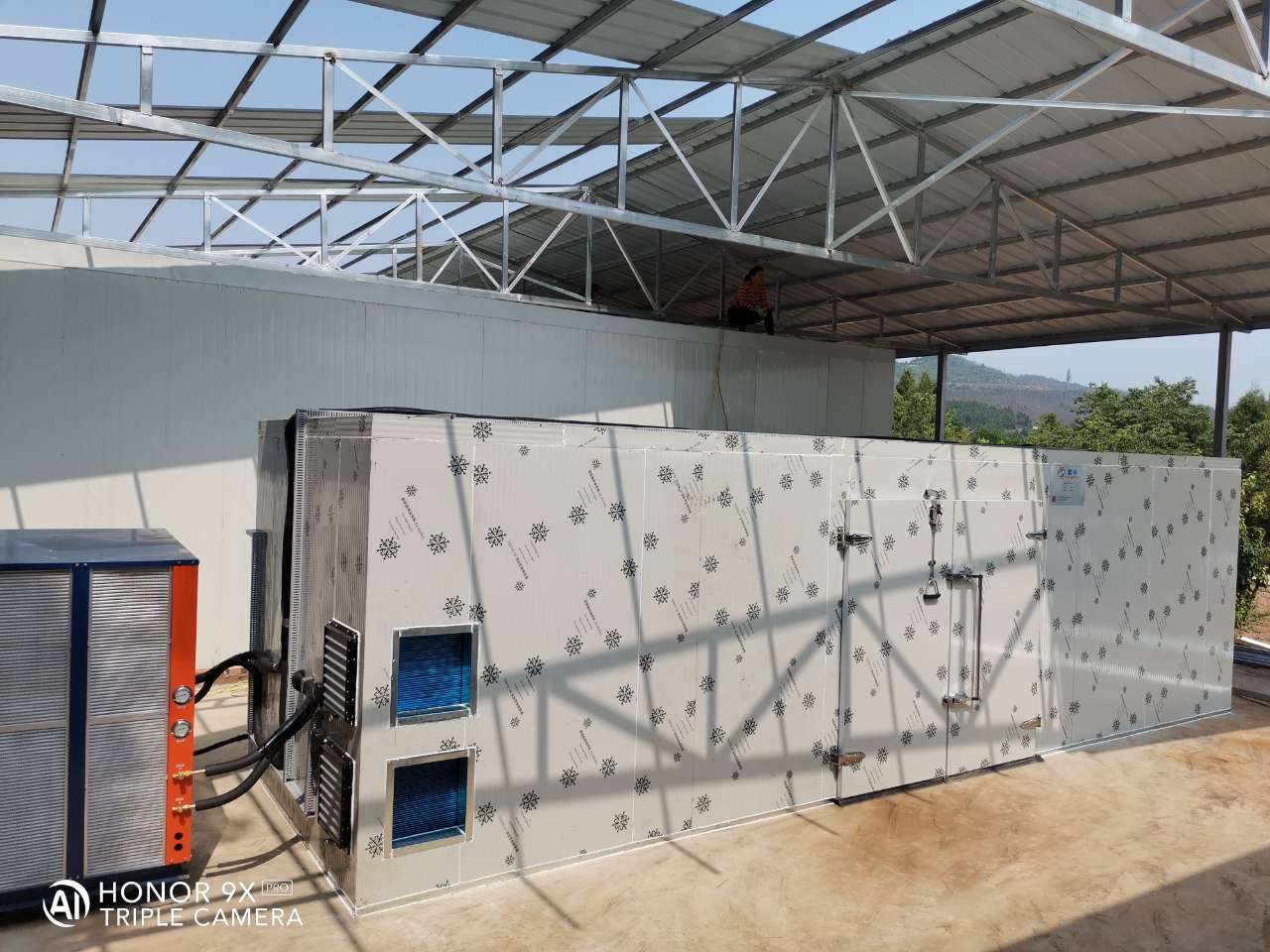 智能烘干车间内部