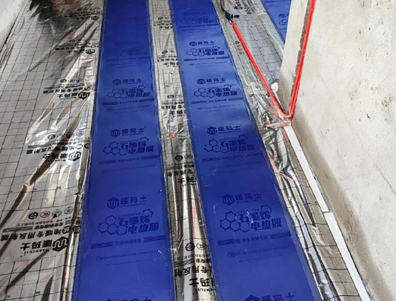 石墨烯电地暖系统结构图