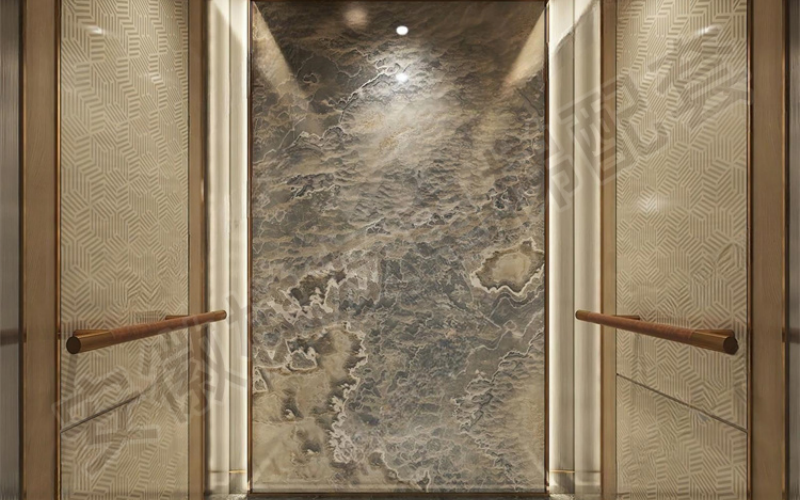 电梯装潢细节展示