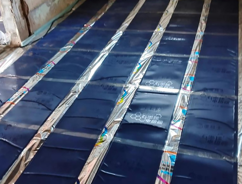 石墨烯供热系统安装示意图