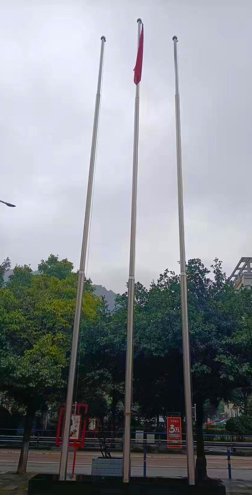 瑞思杰旗杆生产工艺