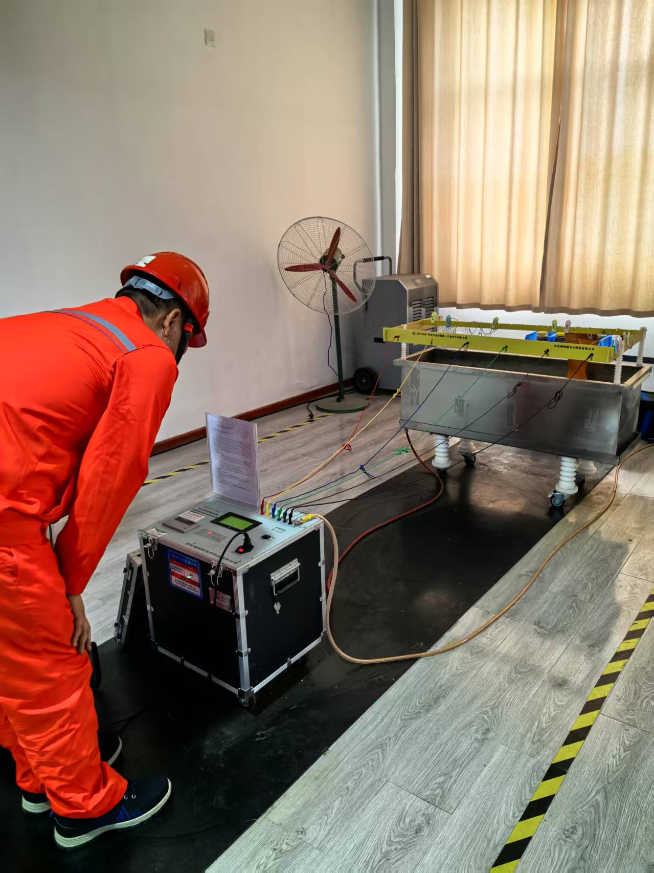 矿用设备检测现场