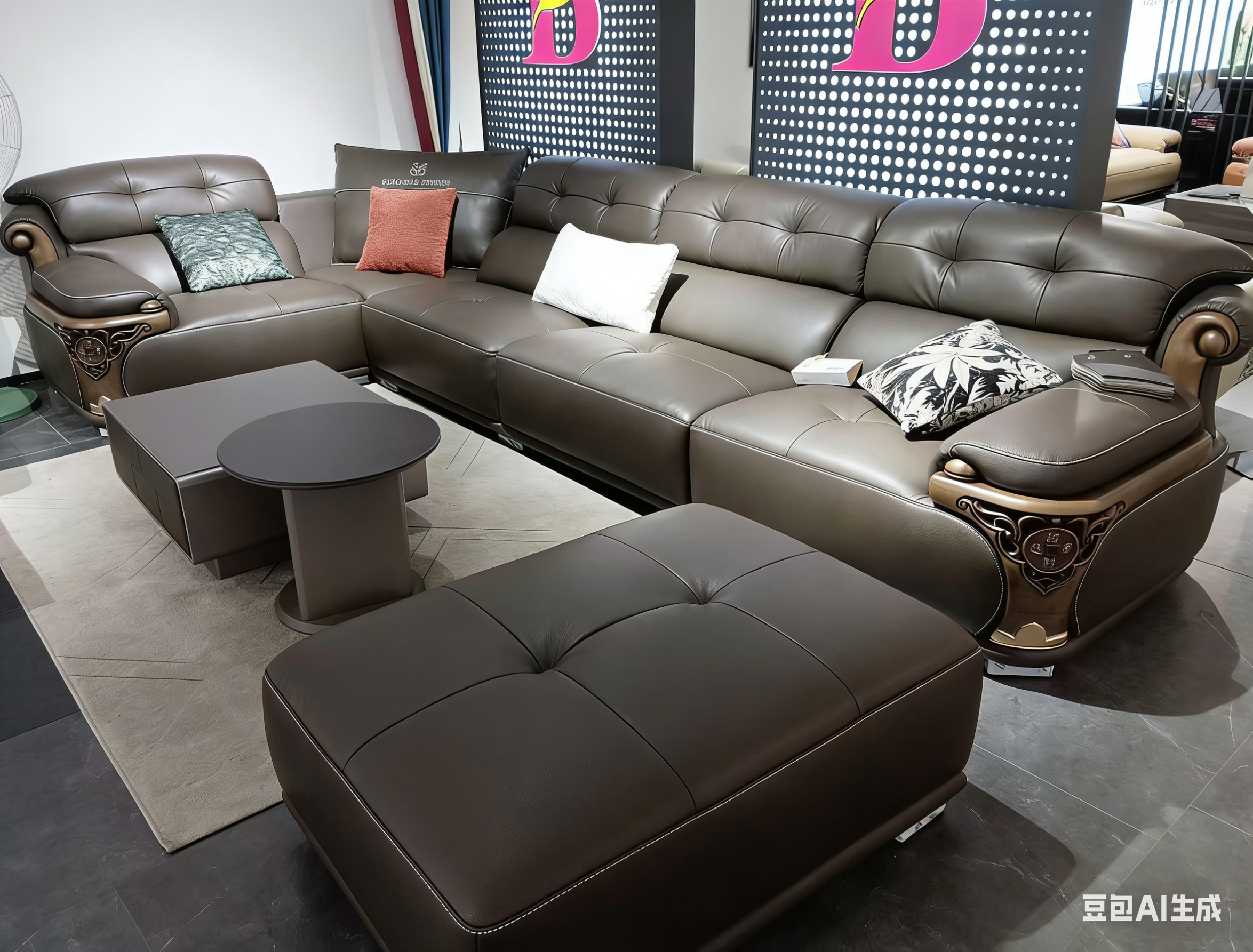 现代智能实木家具细节