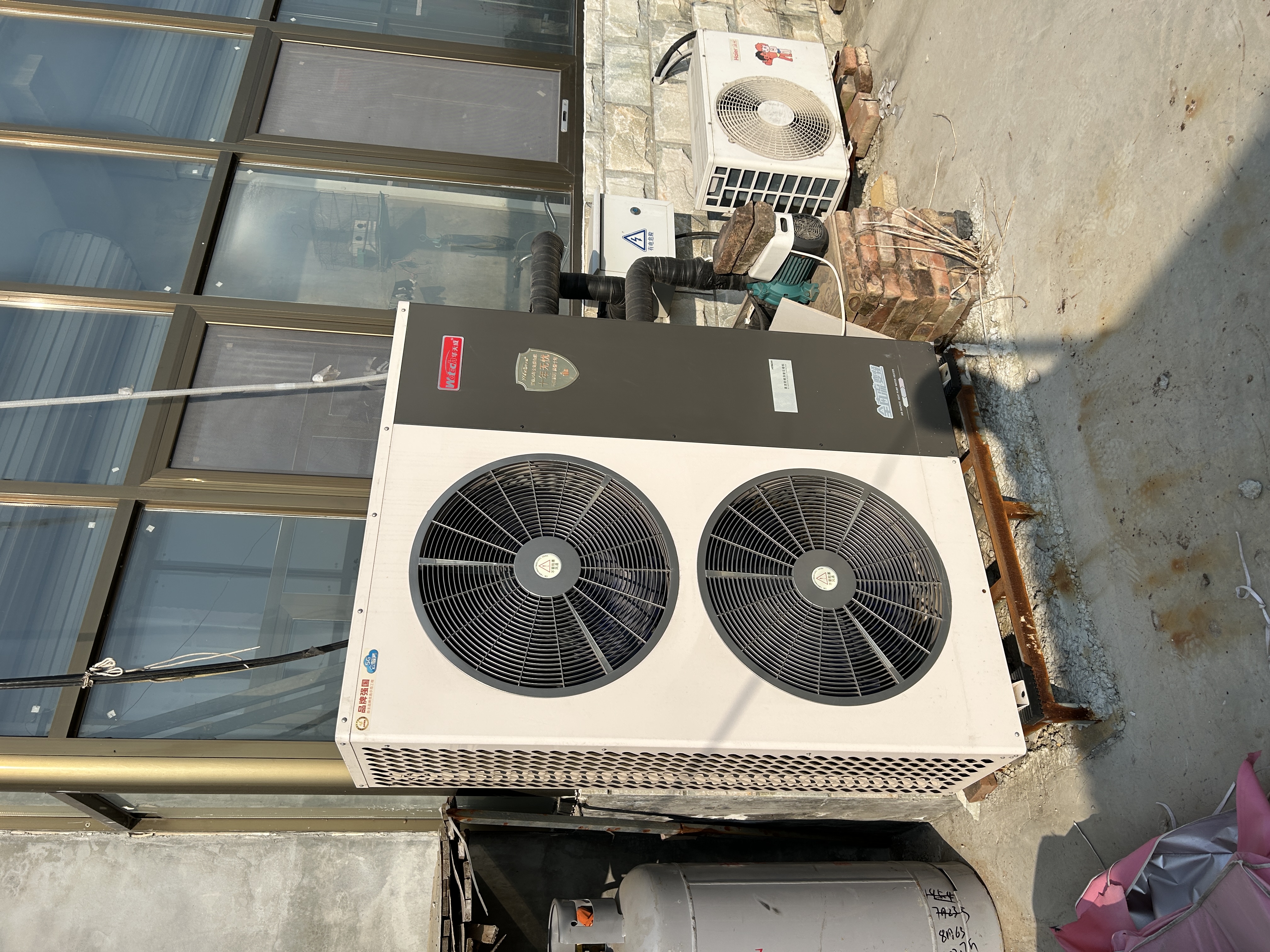 自建房空气能取暖舒适场景示意图