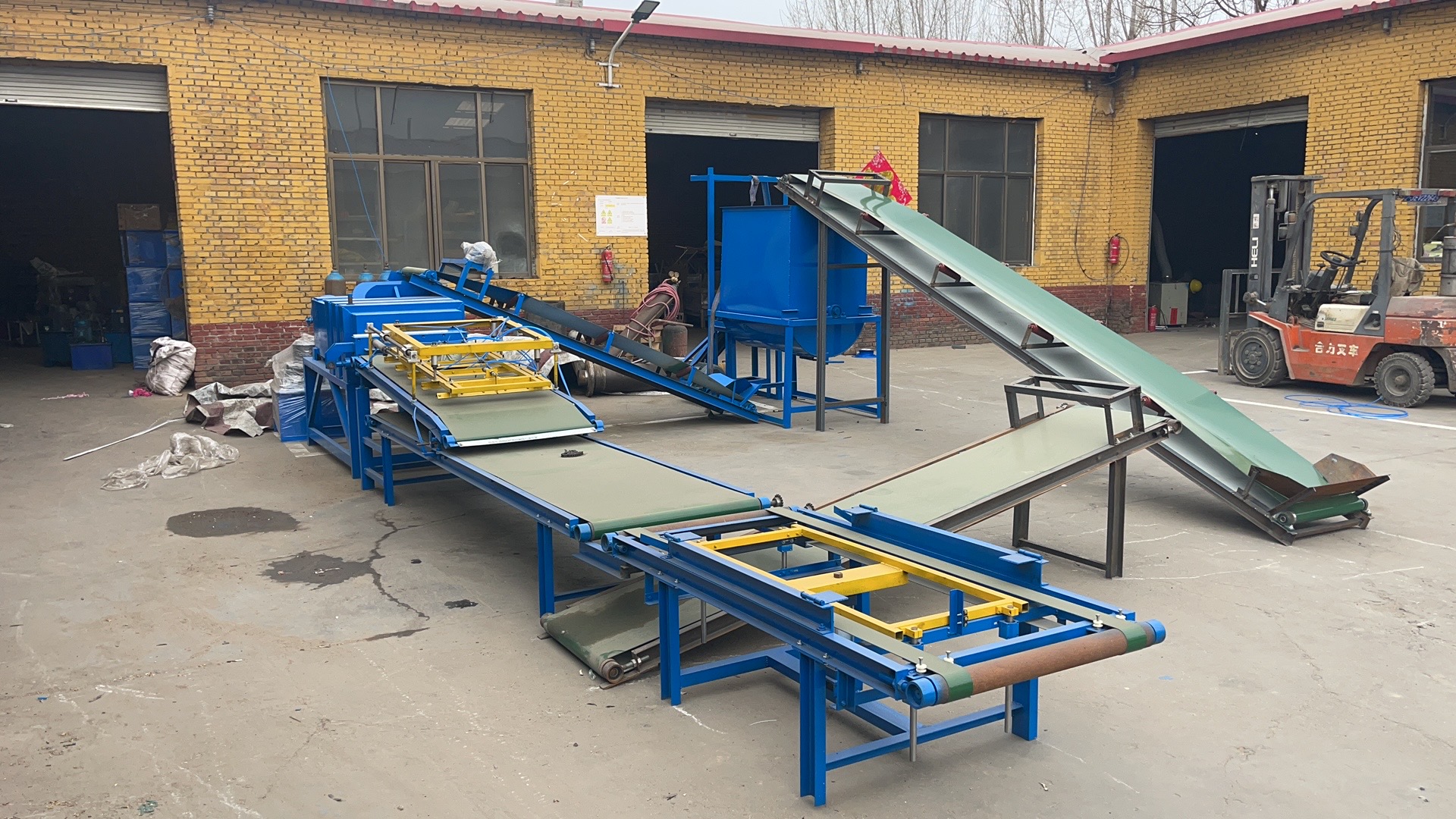 现代化棒香制香机组装线