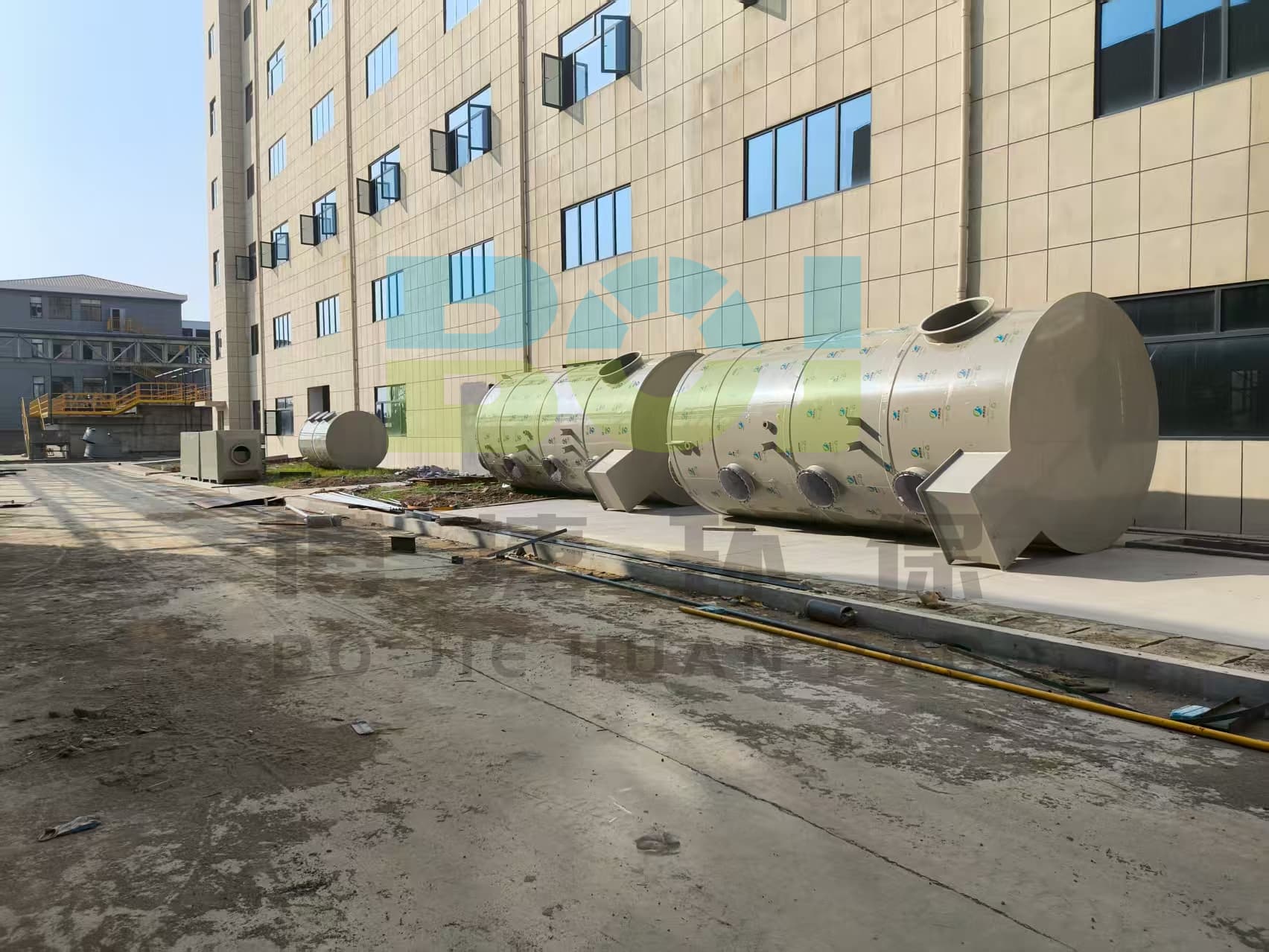 PP除雾塔生产车间