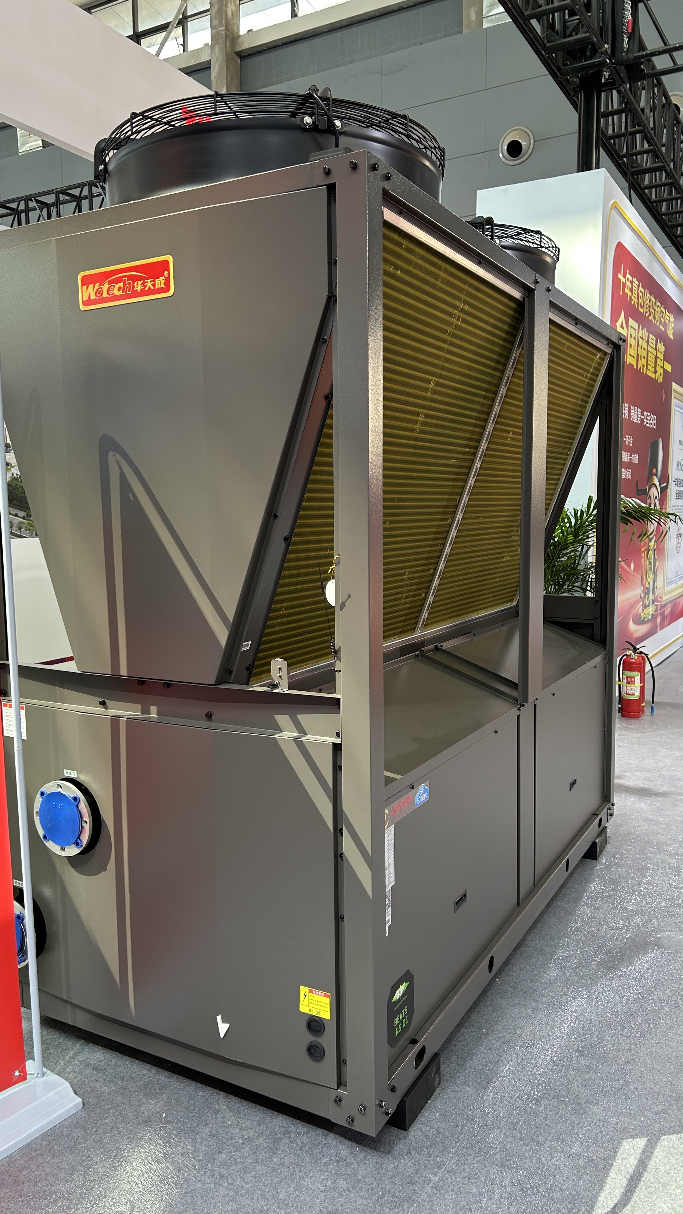 空气能热泵冬季运行示意图