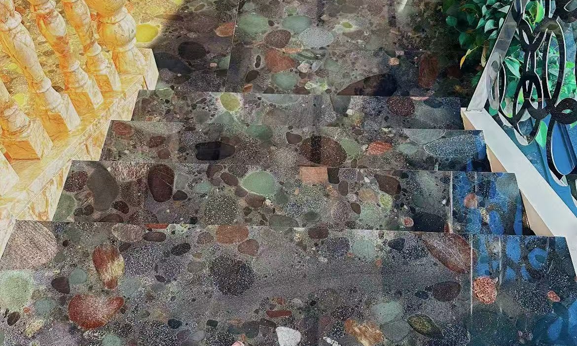 四季绿石材细节