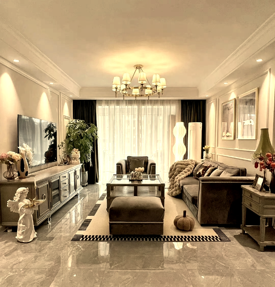 装修工艺细节对比示意图