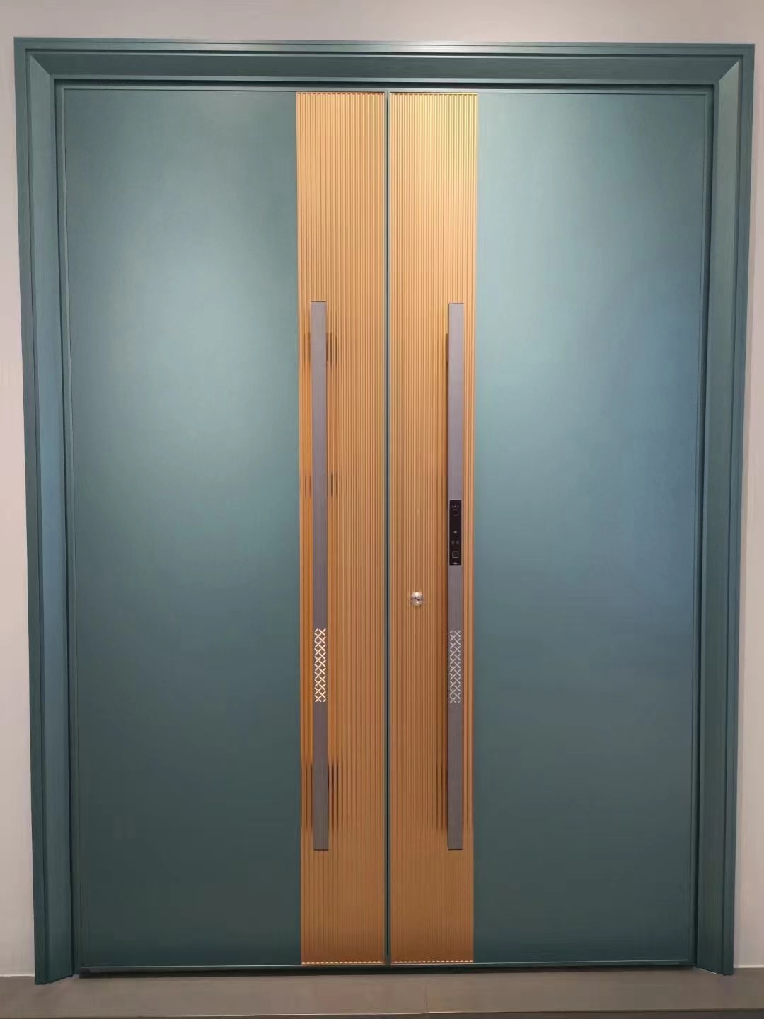 现代化防火门生产工艺示意