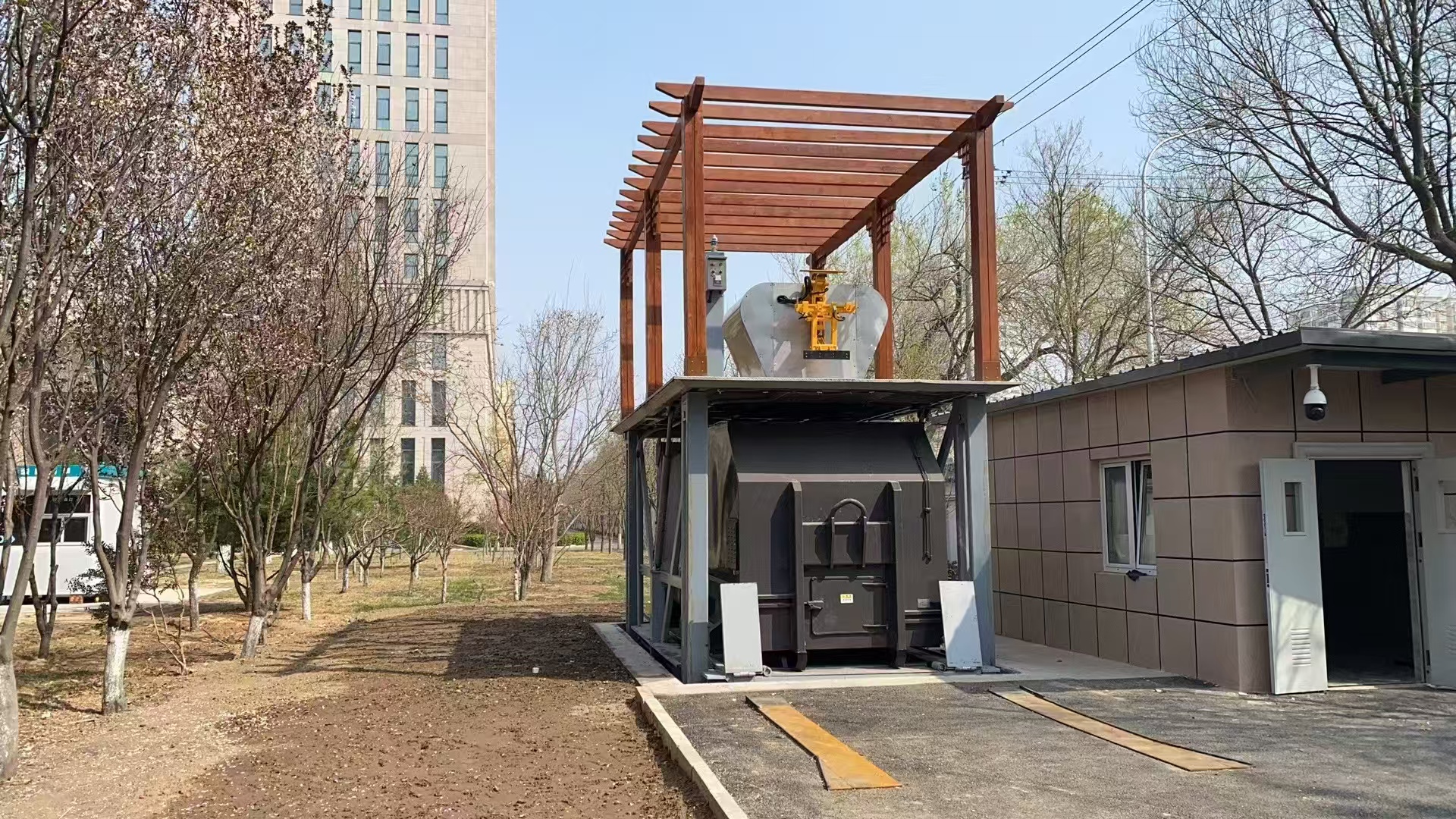 移动压缩垃圾站应用场景
