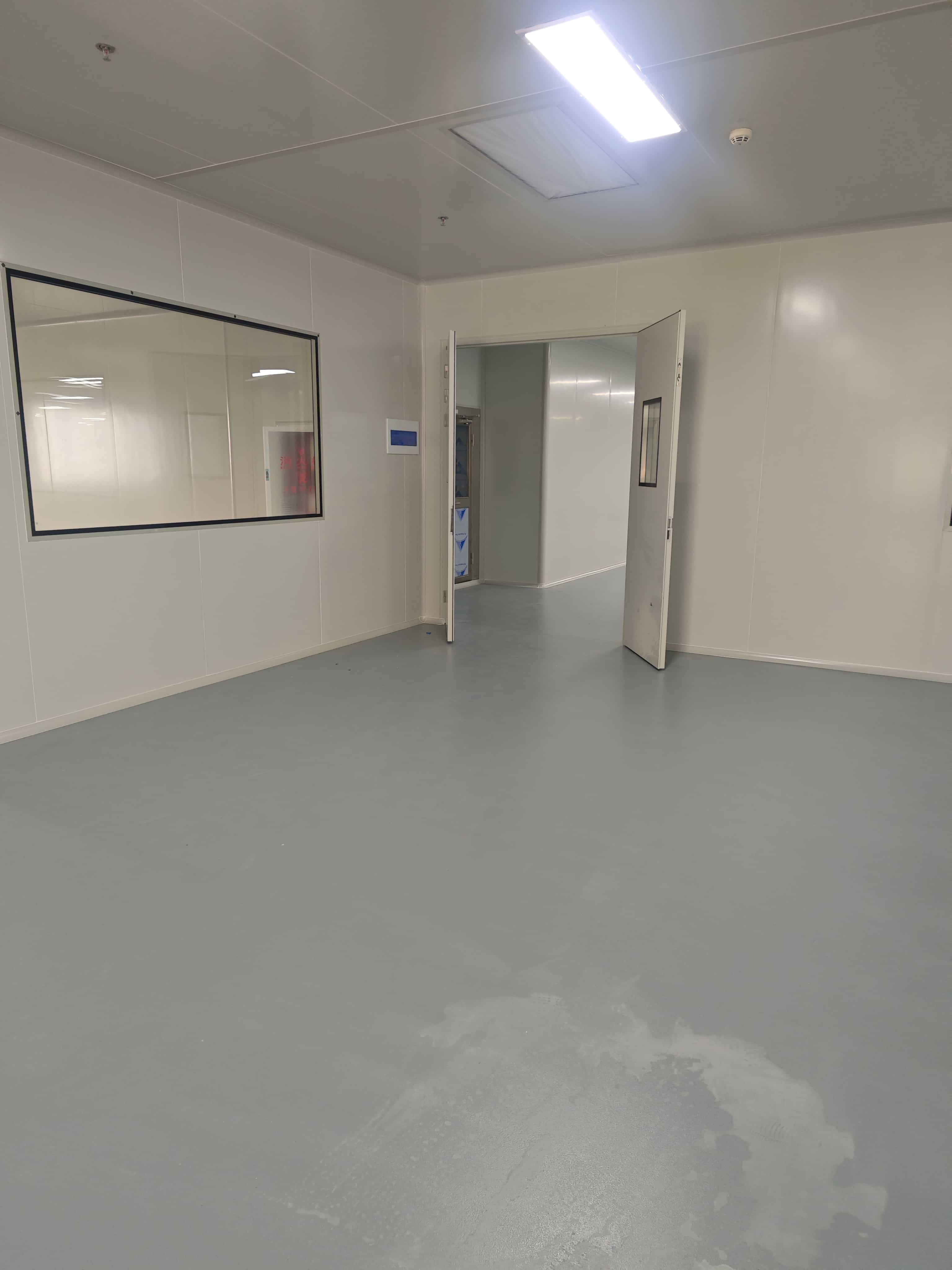 净化车间施工实景