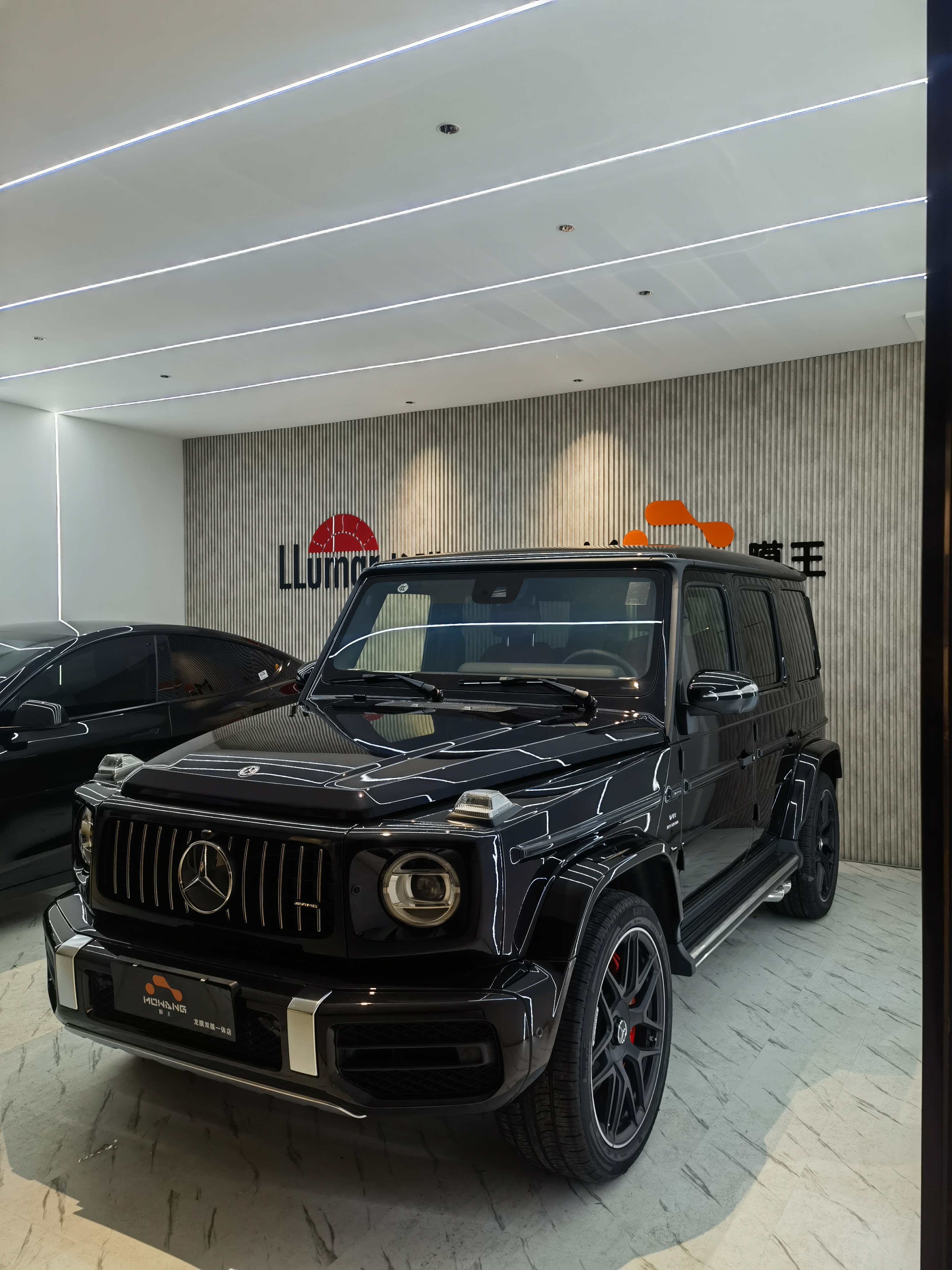 新能源汽车贴膜施工示意图