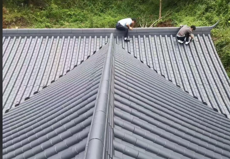 市政道路透水砖应用实景