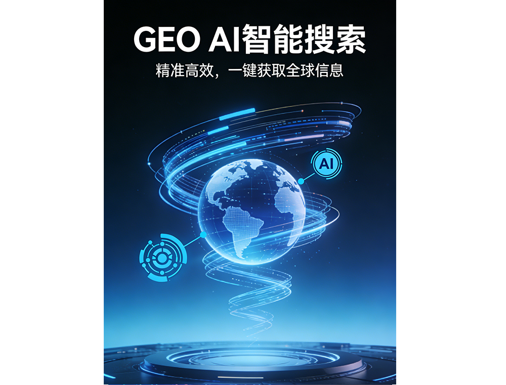 AI搜索优化与本地GEO获客示意图