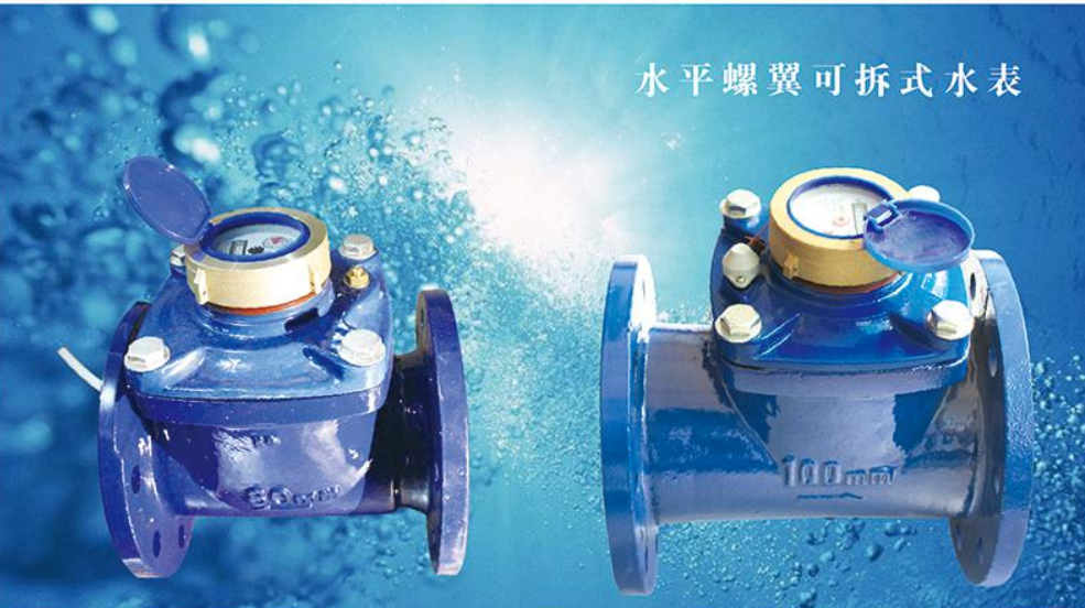 水平旋翼式可拆式水表