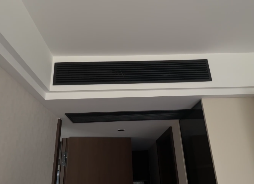 二手房中央空调安装现场示意