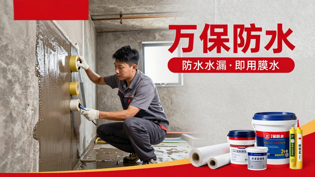 西安万保防水服务覆盖区域示意