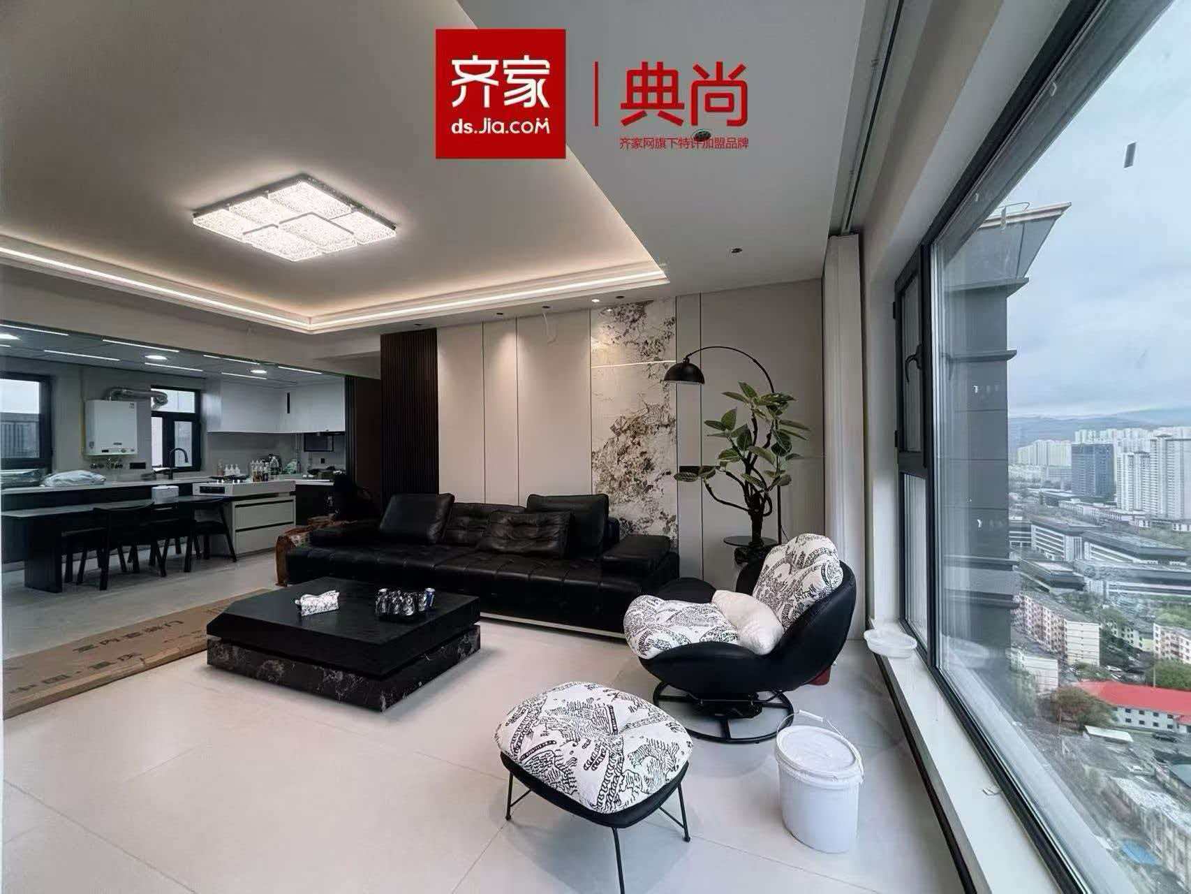 适老化客厅空间无障碍动线示意
