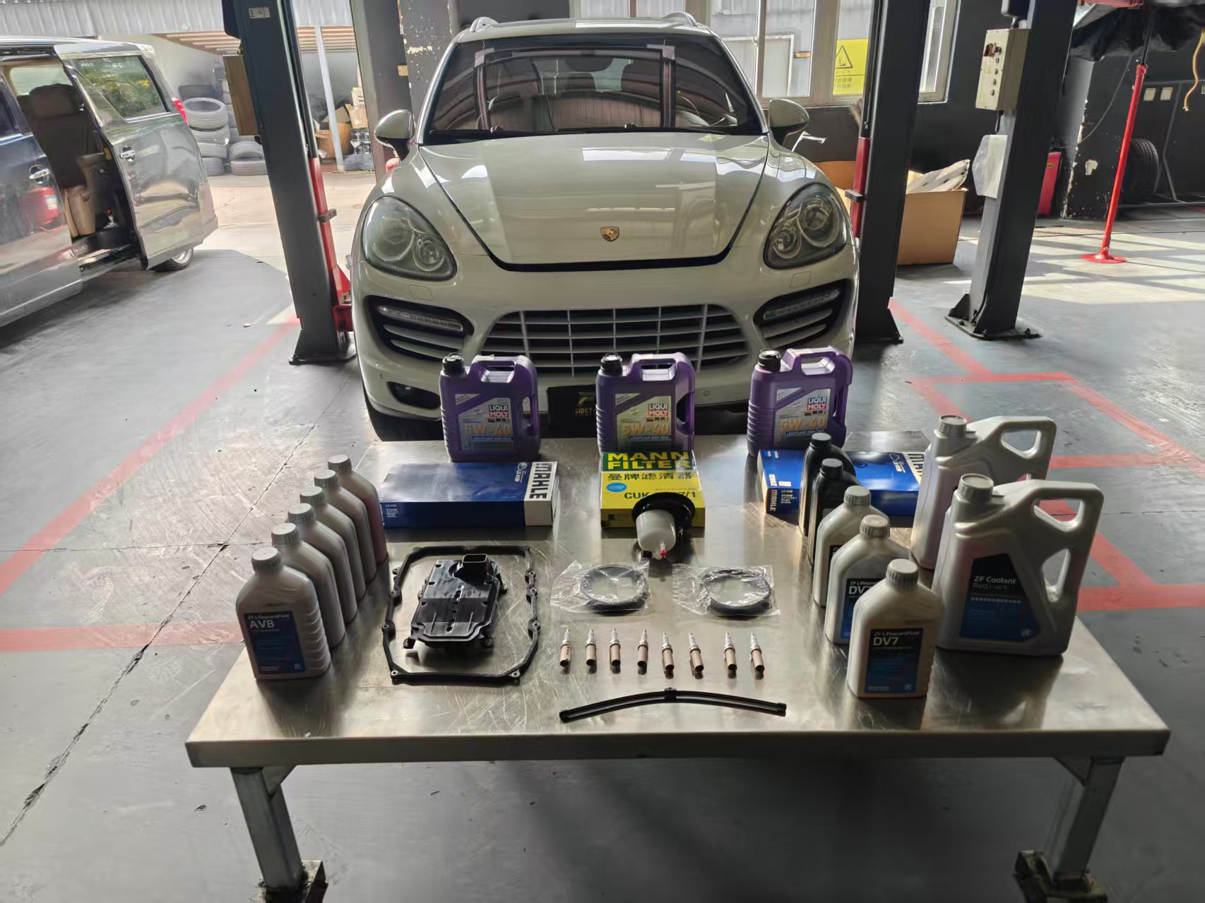 保时捷卡宴TURBO大保养