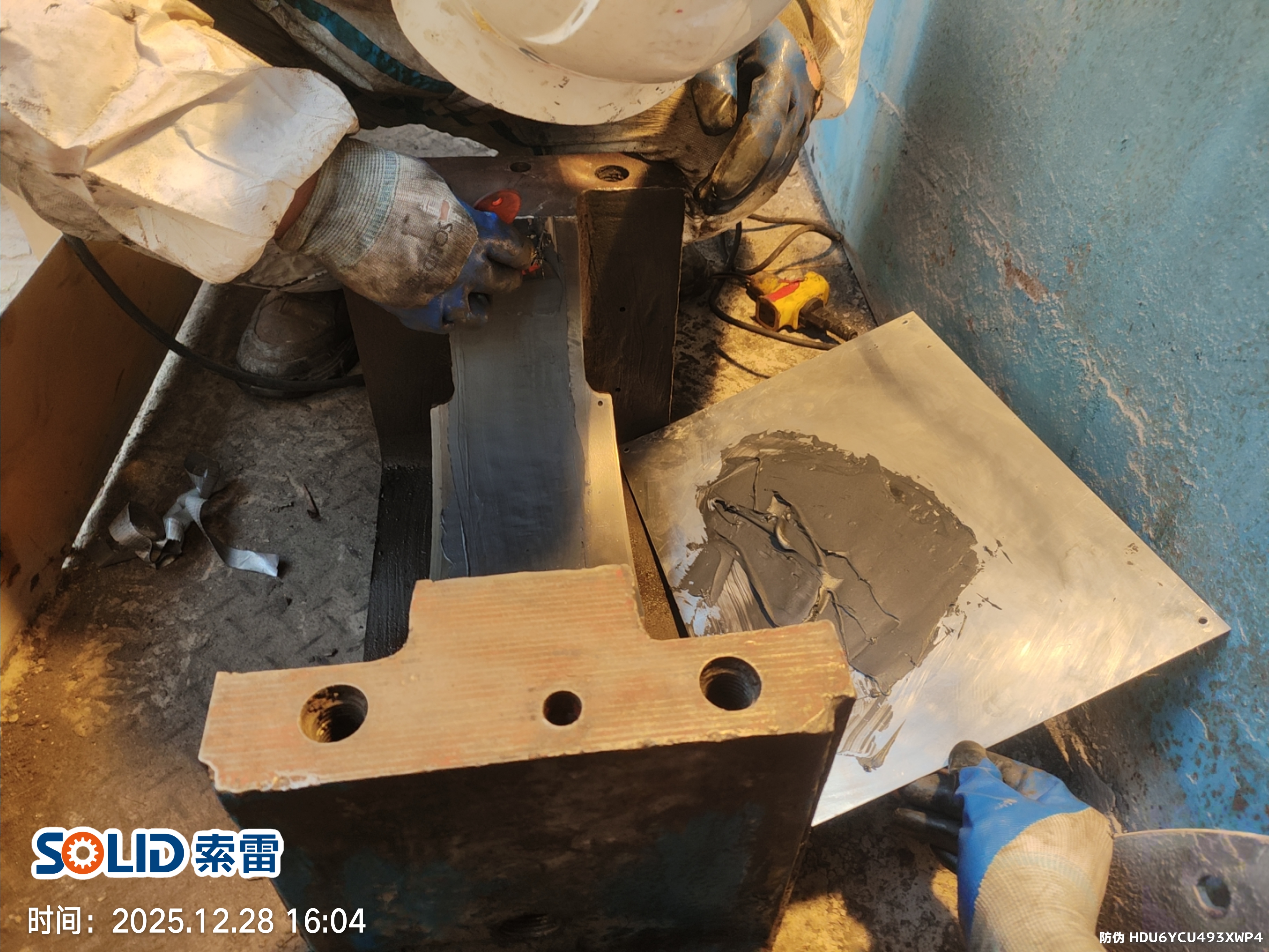 先进材料修复工艺现场