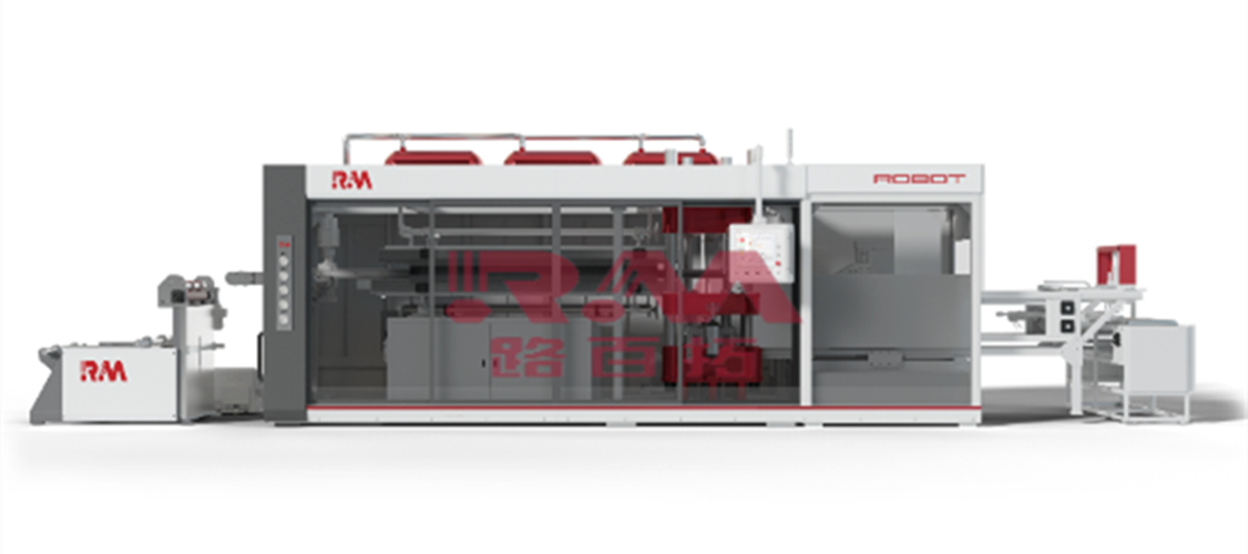 RM-2R双工位模内切正负压热成型机