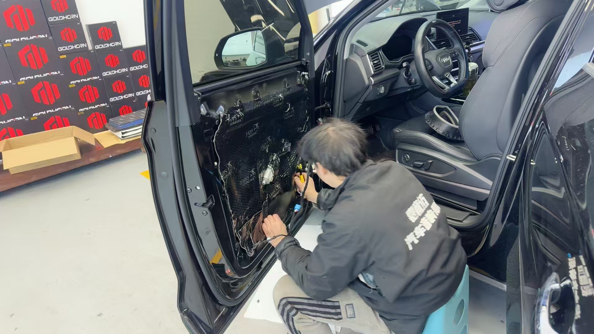 车门隔音材料展示