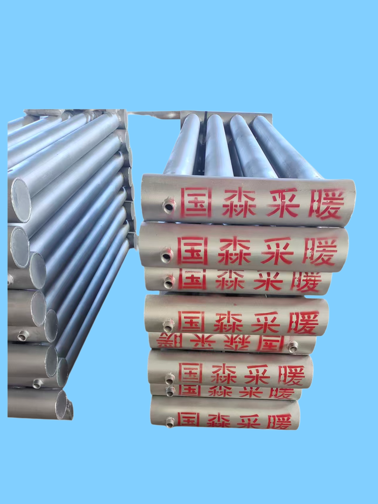 光排管散热器应用示意图