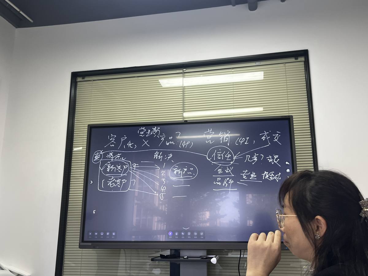 团队为客户进行经营分析复盘