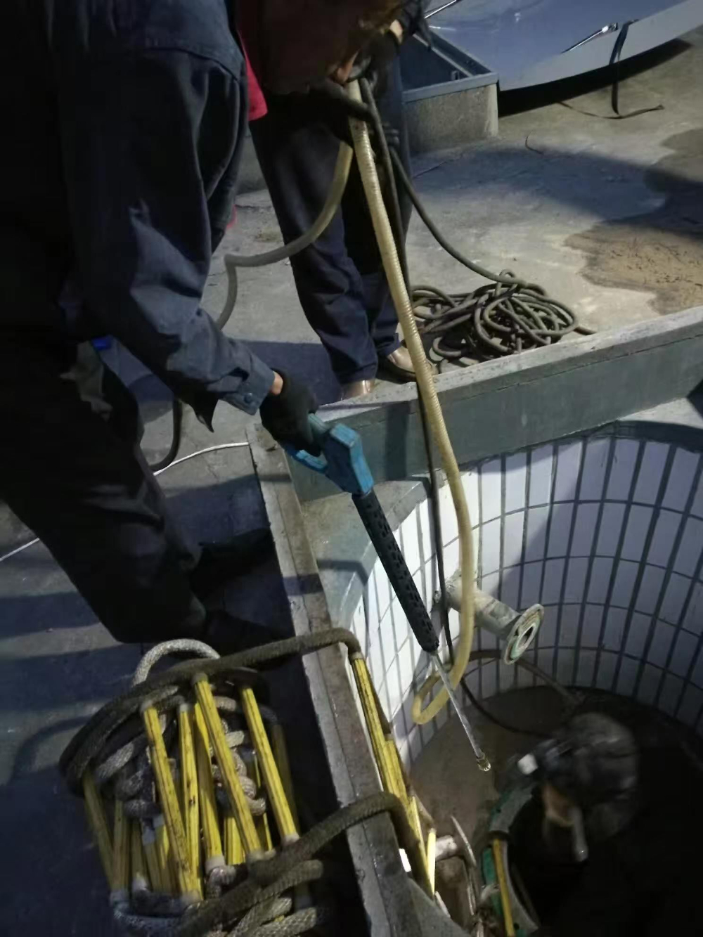 荣裕环境工程施工现场