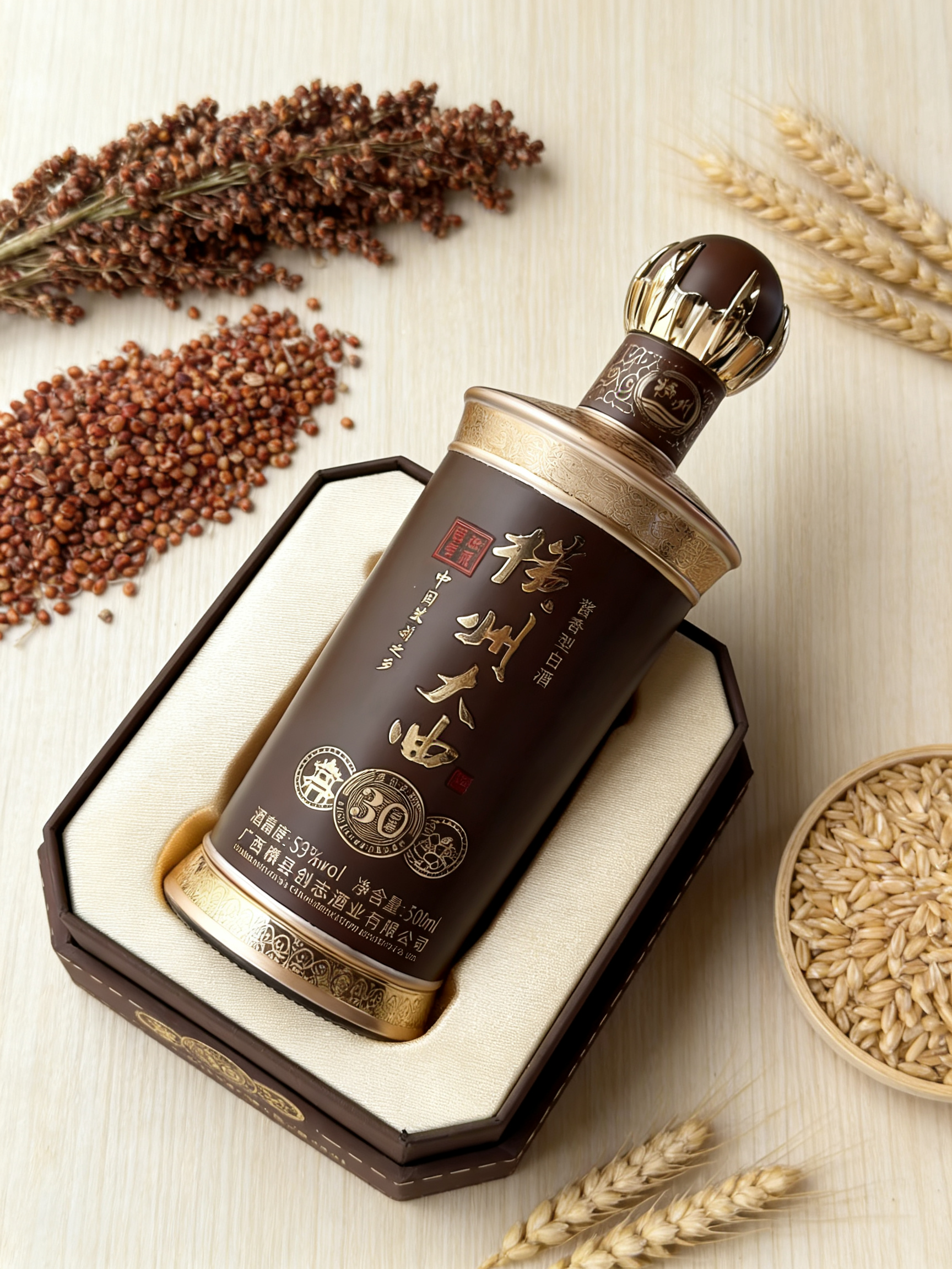横州大曲与茉莉花酒产品阵列