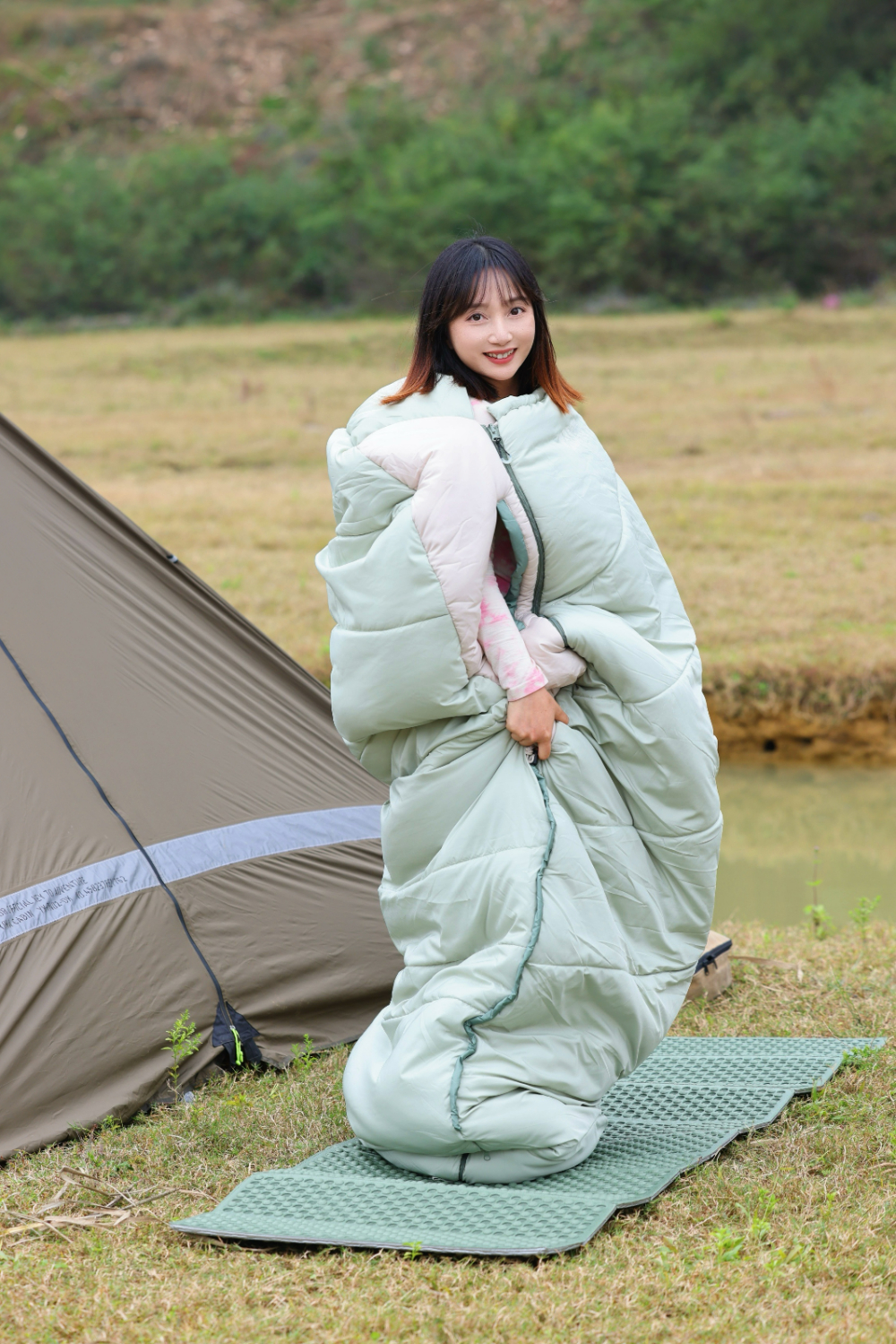 蛋形睡袋