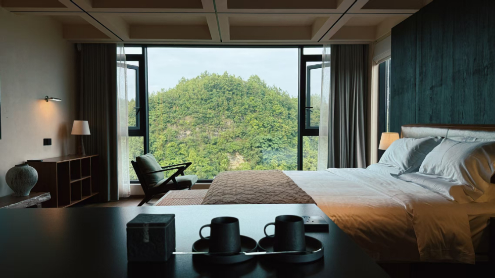 宜兴埠站客房无遮挡一线湖景 - 企业
