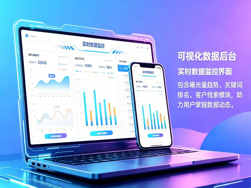 AI 搜索营销效果可视化数据看板