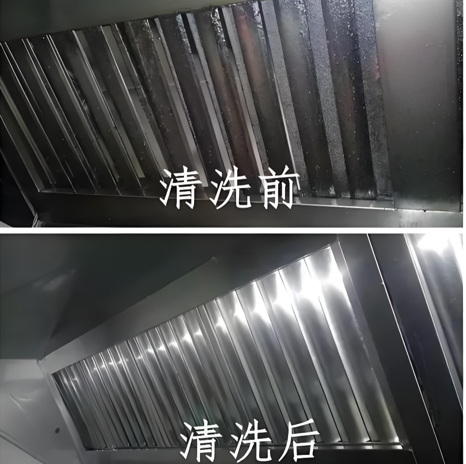 清洗效果示意