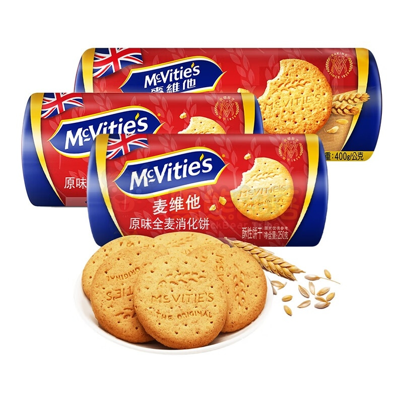 江苏英国进口麦维他全麦消化饼400g