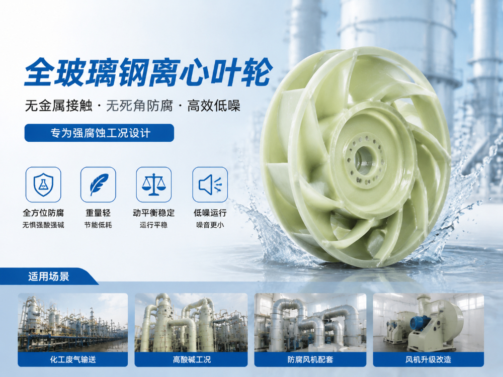全玻璃刚离心叶轮