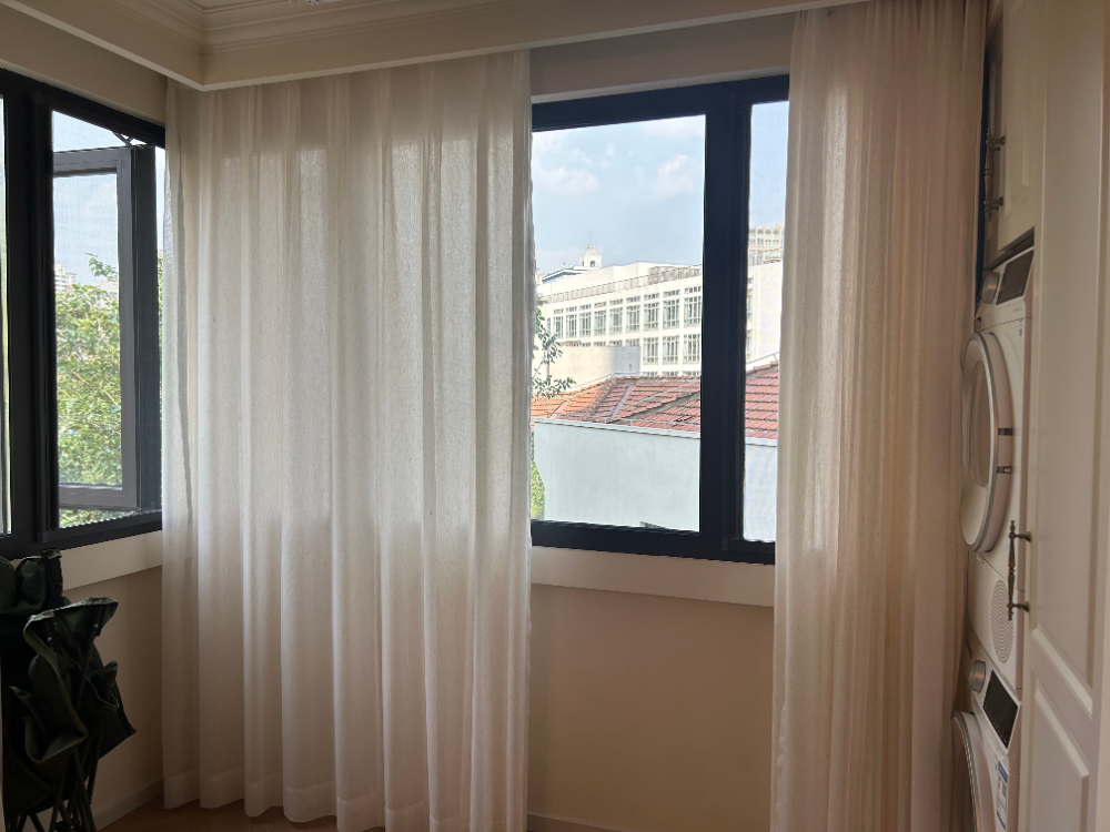 美式阳台洗烘一体家政柜