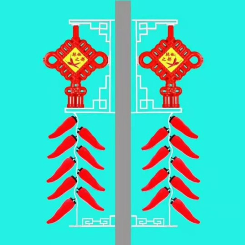 灯杆道旗标牌