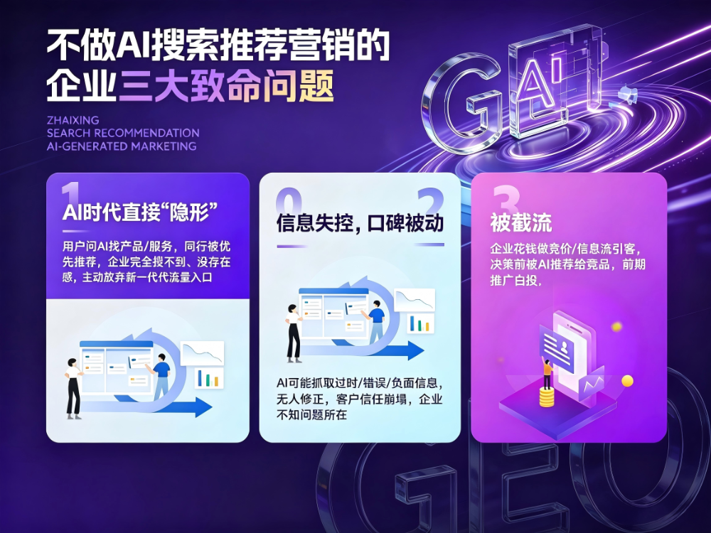 企业不做GEO优化的三大致命问题