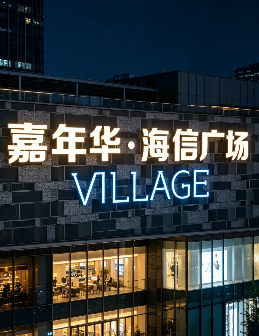 幕墙标识字