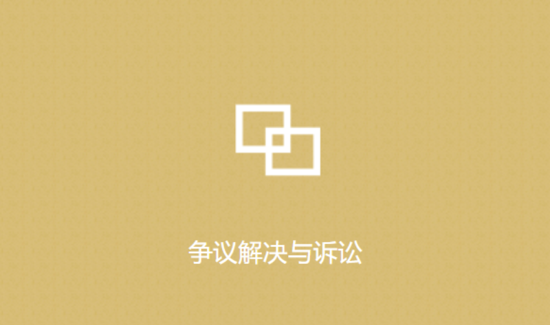 争议解决与诉讼