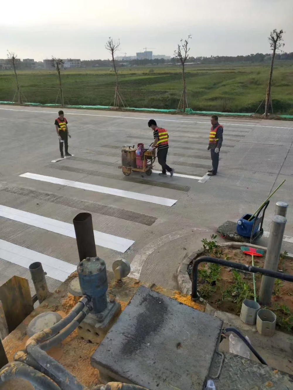 乡村道路施工