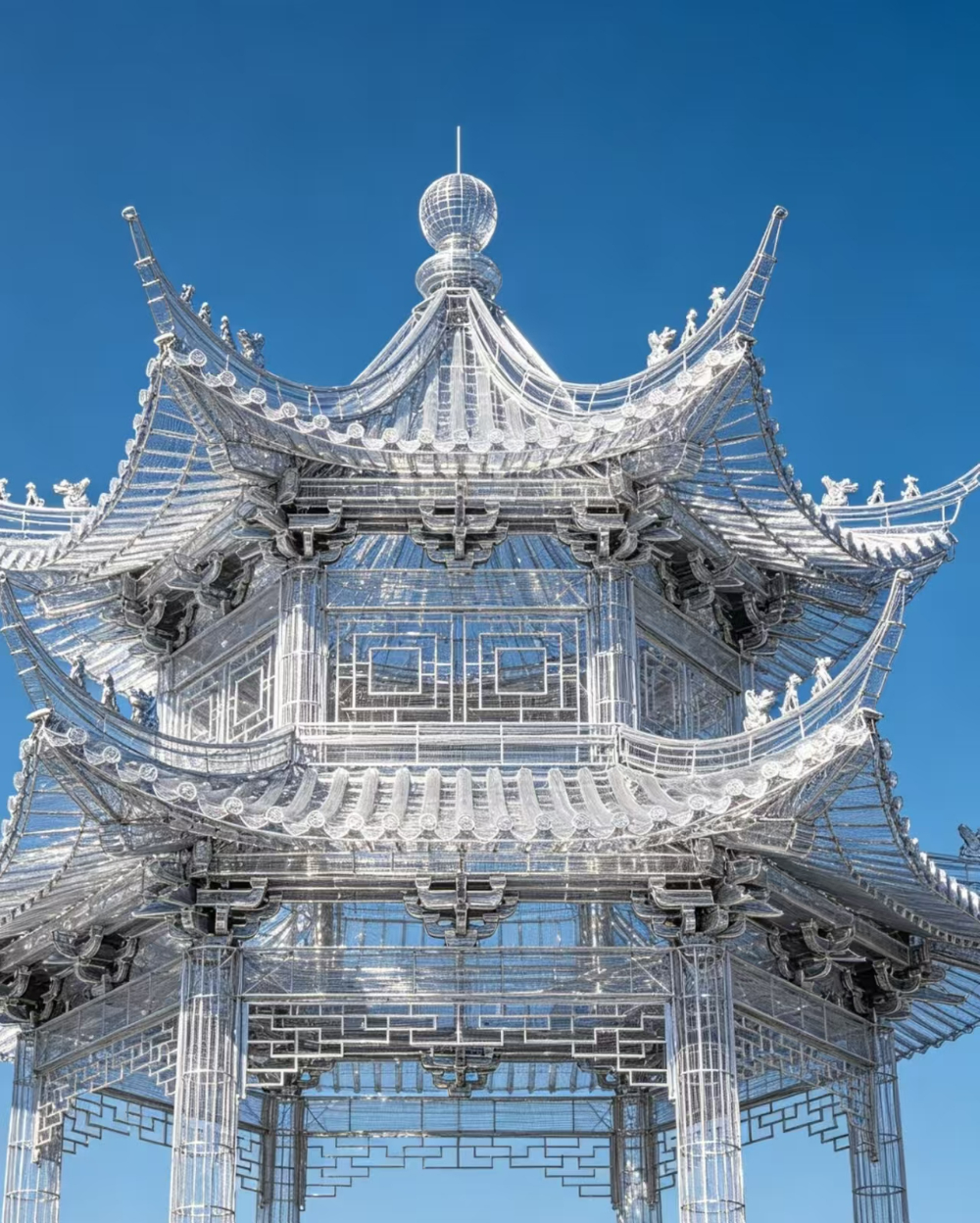 银丝古建景观