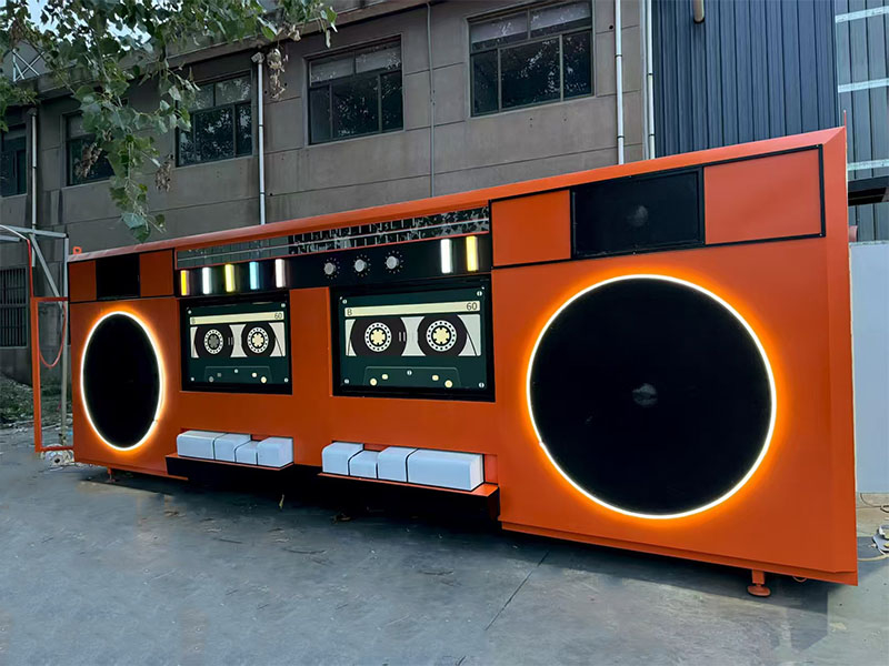 大型收音机餐车