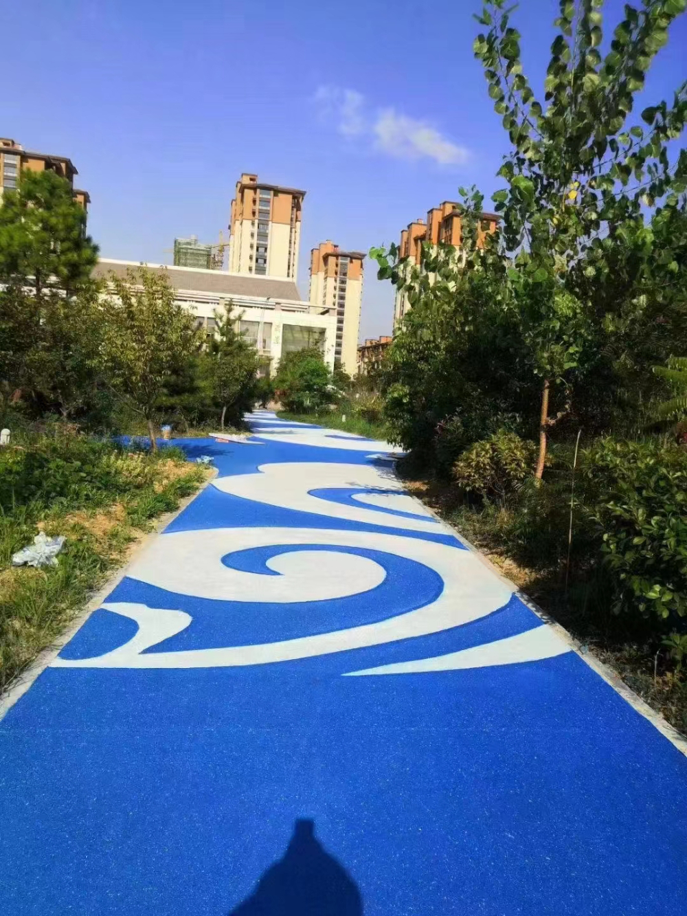 沥青改色路面