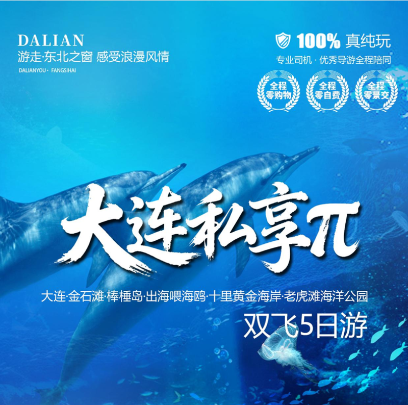 大连私享双飞5日游