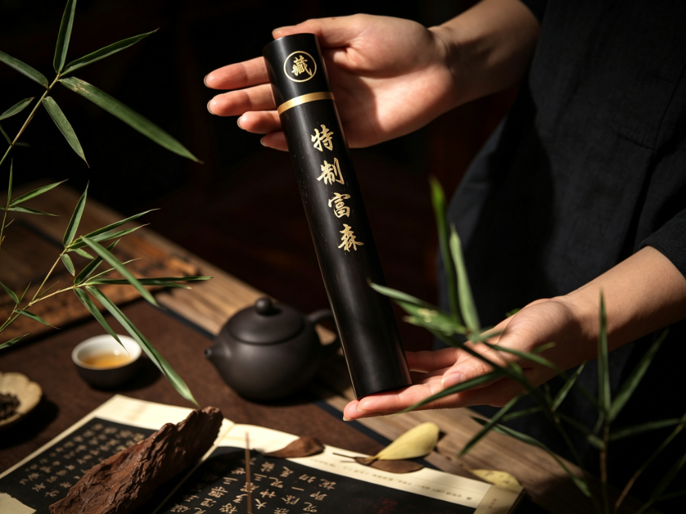 富森红土线香（黑檀管装）
